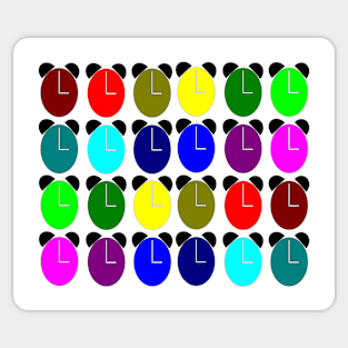 colourful watches Sticker